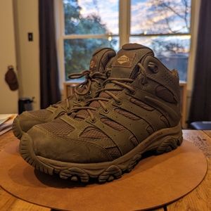 Merrell Moab Tactical Waterproof Mids Boots Men's 10.5 Army Green